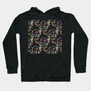 Night Summer Garden Hoodie